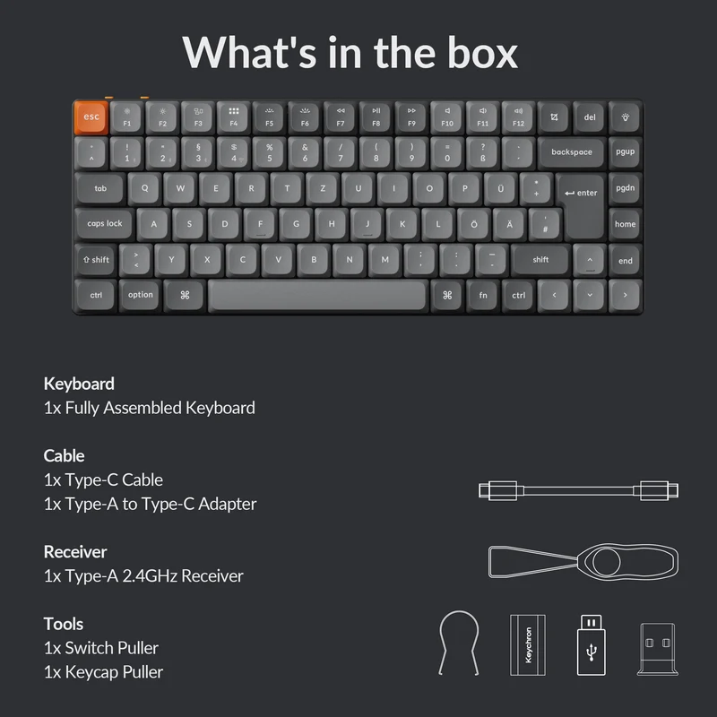 KEYCHRON K3 WIRELESS MECHANICAL KEYBOARD