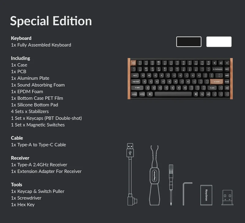 KEYCHRON K2 HE MAGNETIC KEYBOARD
