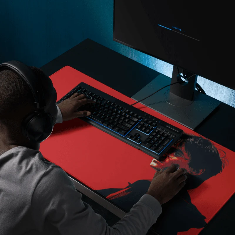 Tapis De Souris Sorcier aux Lunettes Magiques