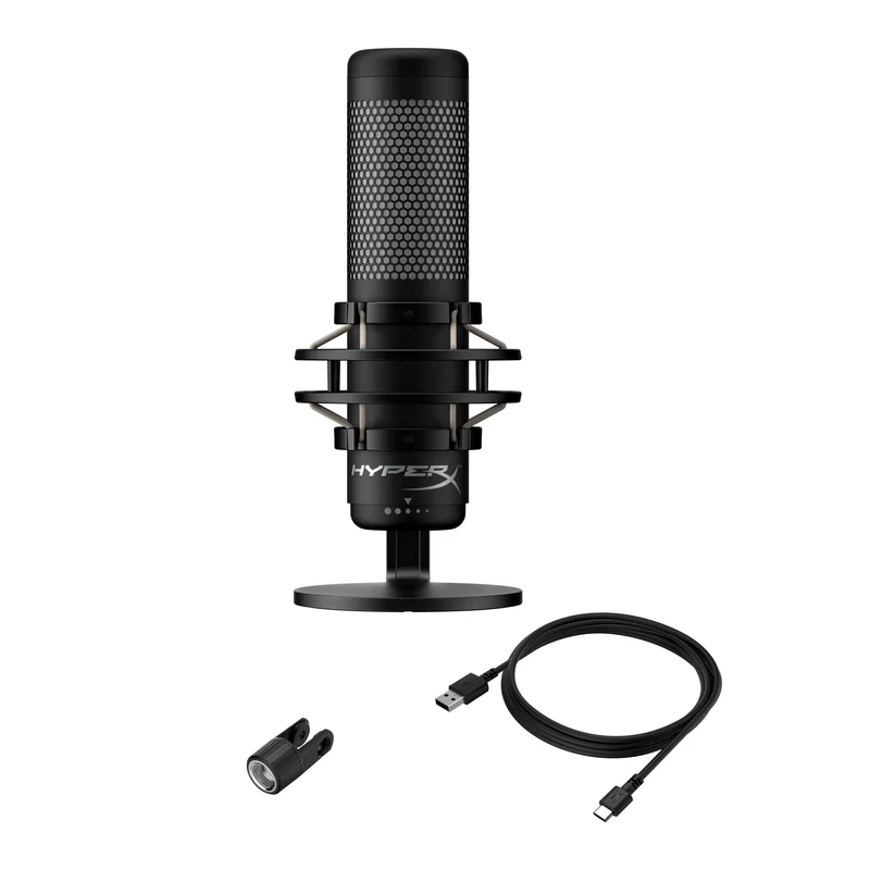HyperX QuadCast S – Microphone USB – Éclairage RGB