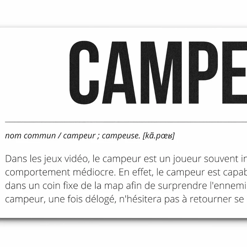 Tapis de Souris "CAMPEUR"