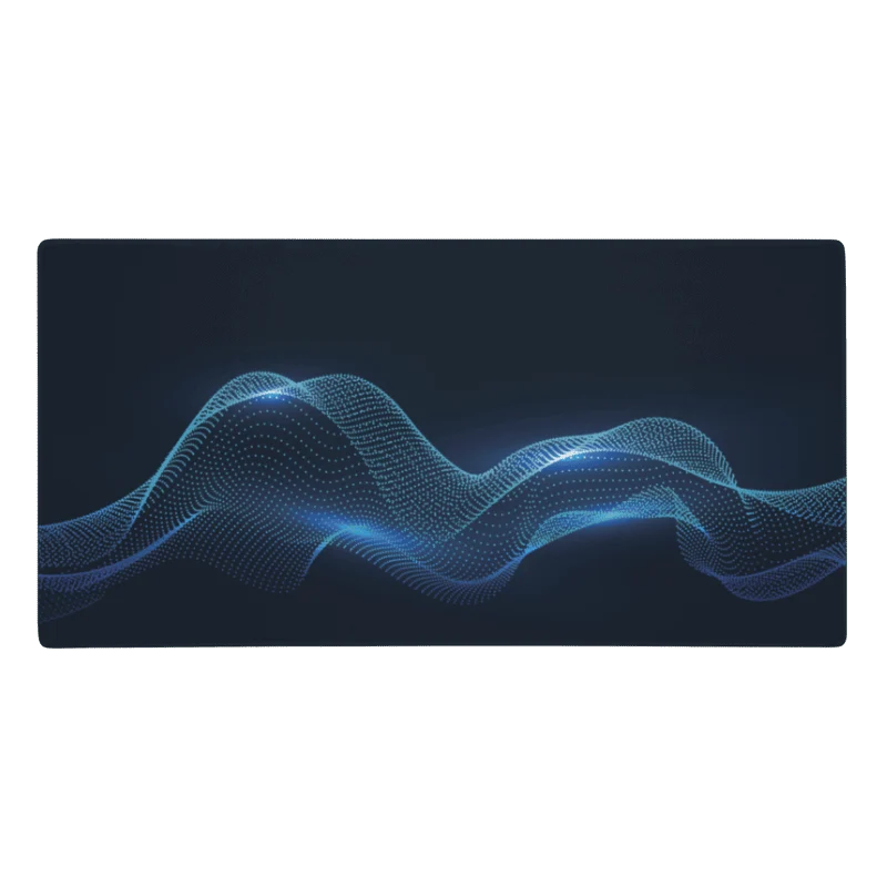 Tapis De Souris Gamer Vague Digitale