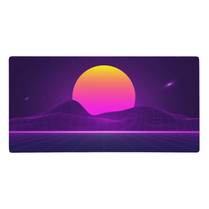 Tapis De Souris Gamer Soleil Néon