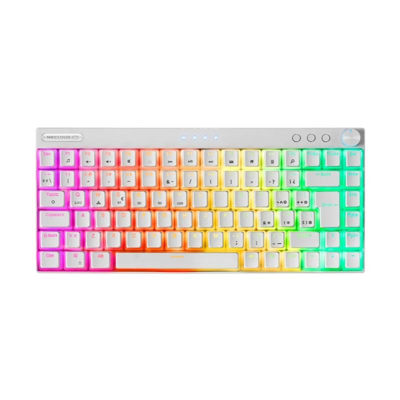 Clavier Mecanique RGB Bluetooth avec Molette