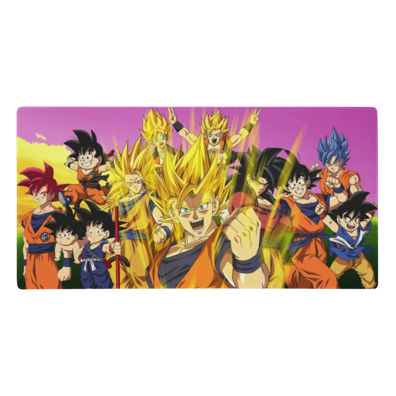 Tapis De Souris Manga Guerriers Saiyan Légendaires
