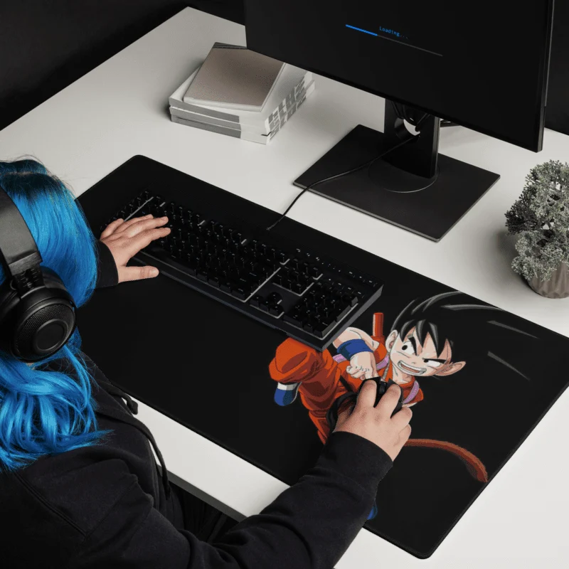 Tapis De Souris Manga Jeune Guerrier Saiyan