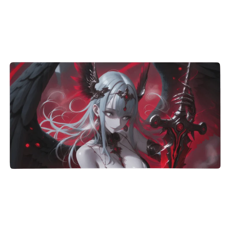 Tapis De Souris Hentai Guerrière Démoniaque