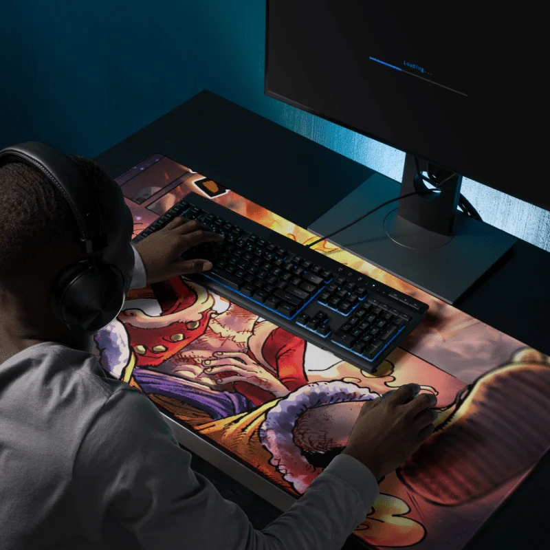 Tapis de Souris Manga Furie Enflammée