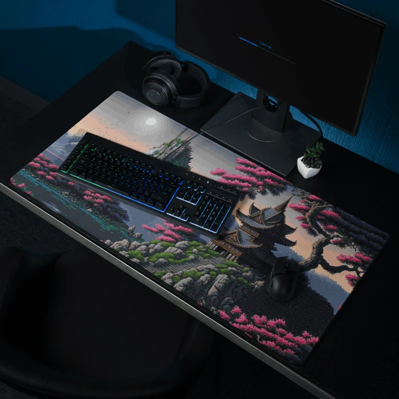 Tapis De Souris Japonais Paysage Zen Pixel