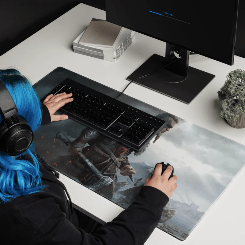 Tapis de Souris Gamer Guerrier Valhalla