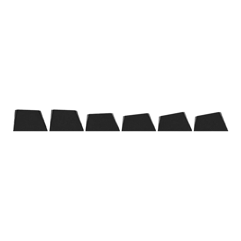 Wooting Keycaps PBT Split Space Bar Shine Through Black