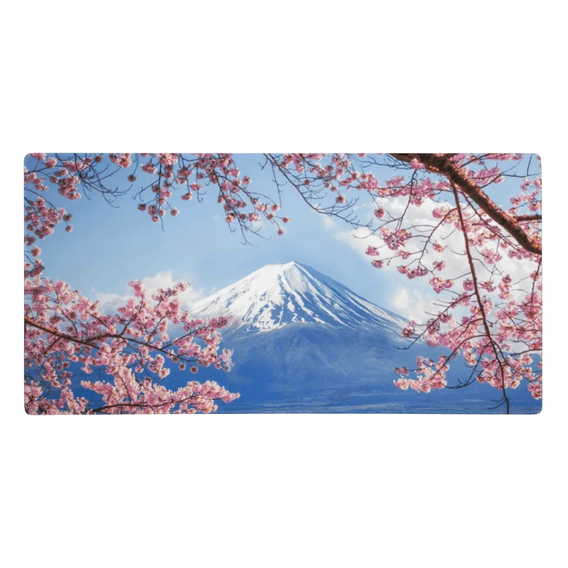 Tapis De Souris Japonais Mont Fuji Sakura