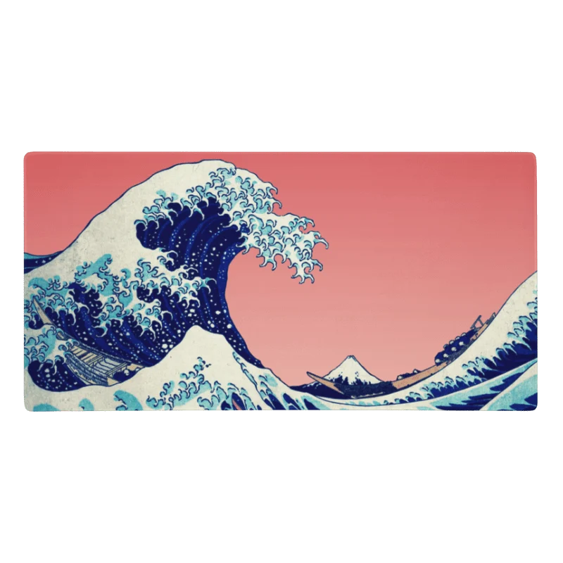 Tapis De Souris Japonais La Grande Vague