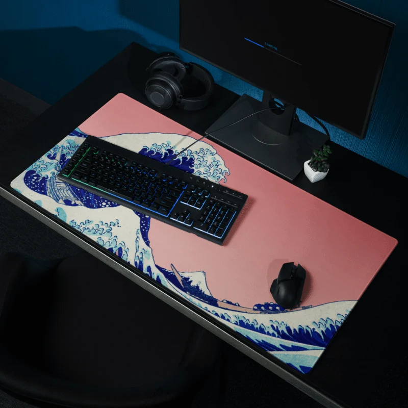 Tapis De Souris Japonais La Grande Vague