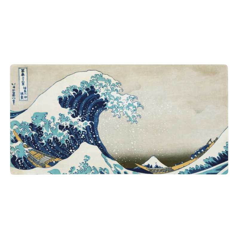 Tapis De Souris Japonais Vague d’Hokusai