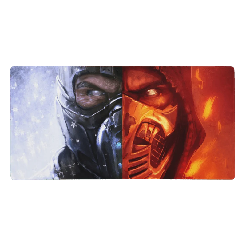 Tapis De Souris Gamer Duel Feu et Glace