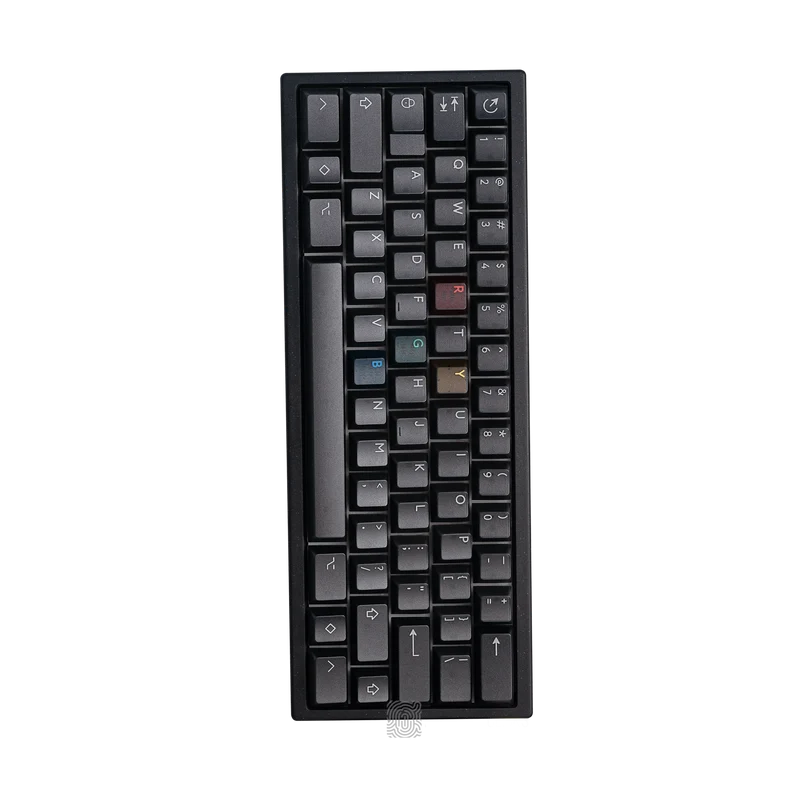 PBTFANS RETRO DARK LIGHTS KEYCAPS