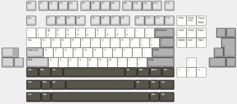 GEON GALATEA TKL F12/F13 COMPATIBLE PCB