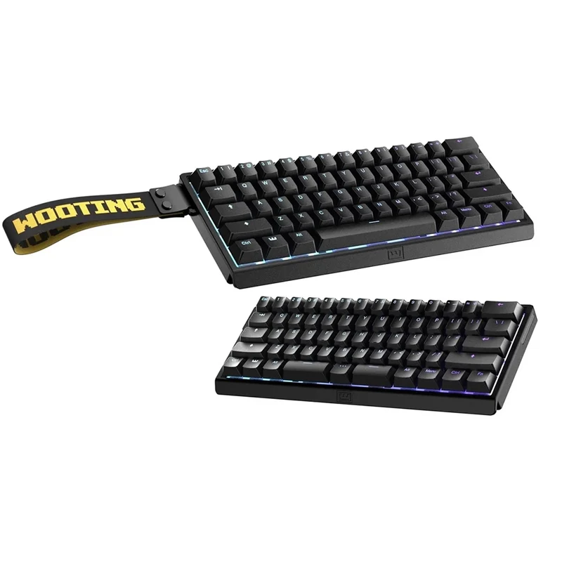 Wooting 60HE v2 AIu ISO FR Black - PBT Black