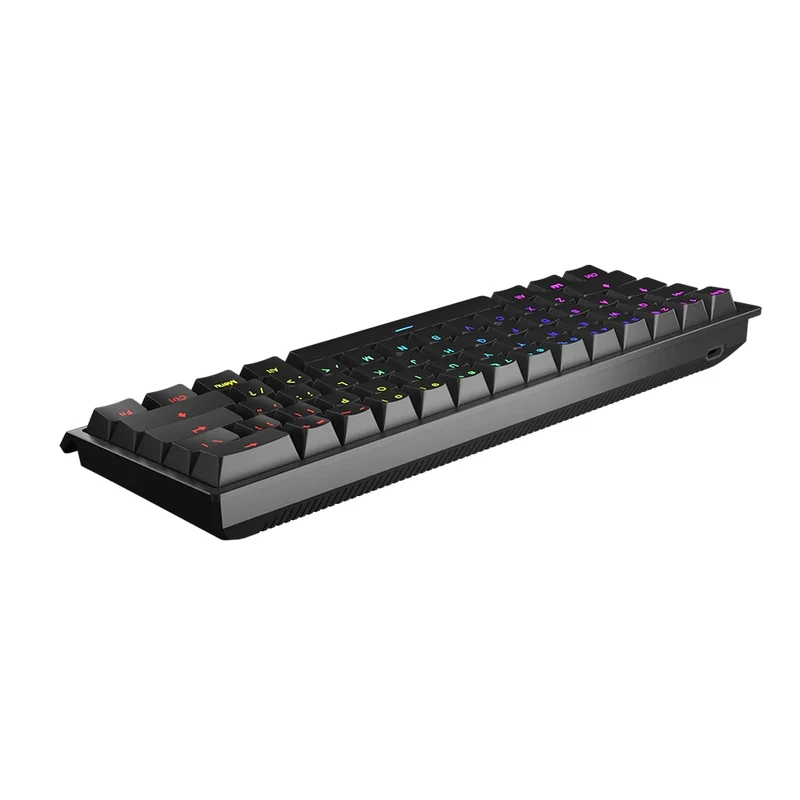 Wooting 60 HE+ ISO FR Black - PBT Black