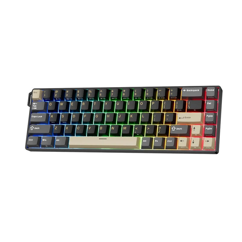 Royal Kludge 68 HE ANSI US Phantom [Blue Jade]