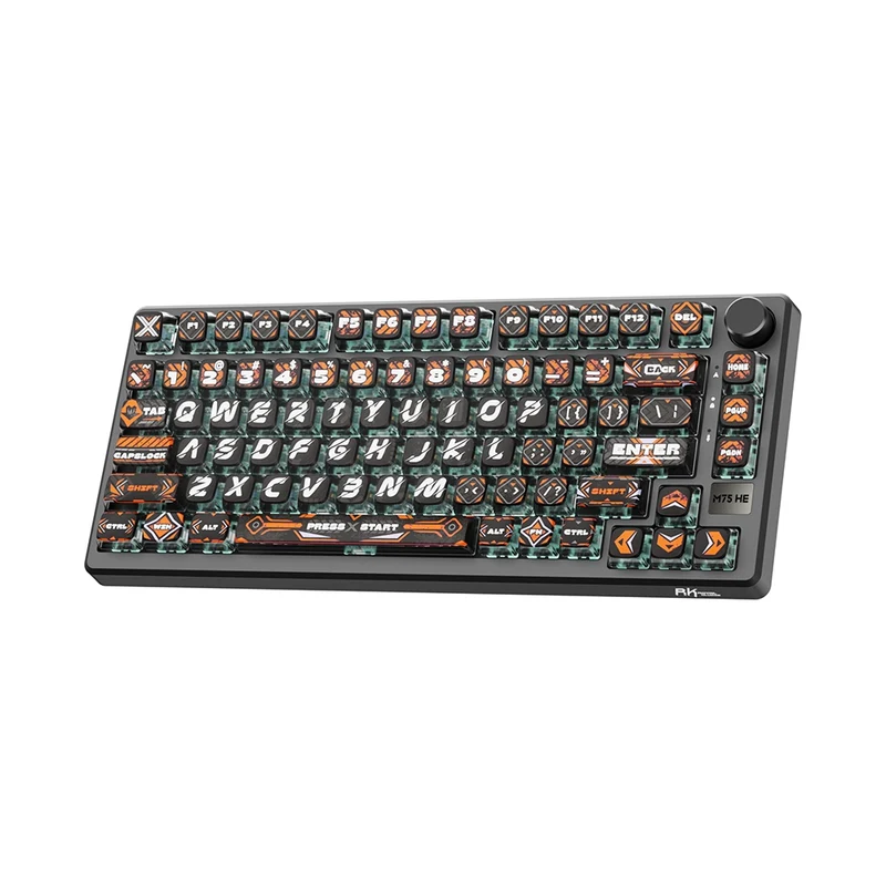 Royal Kludge M75 HE ANSI US Hephaestus [Blue Jade]