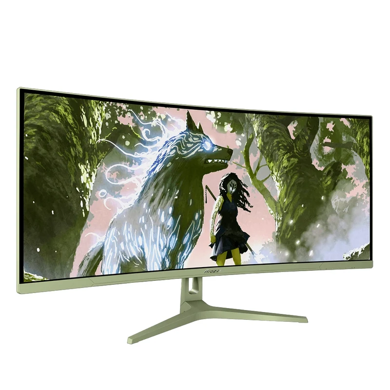 Arozzi Nova 34" VA 2K UWQHD 165Hz Forest Green