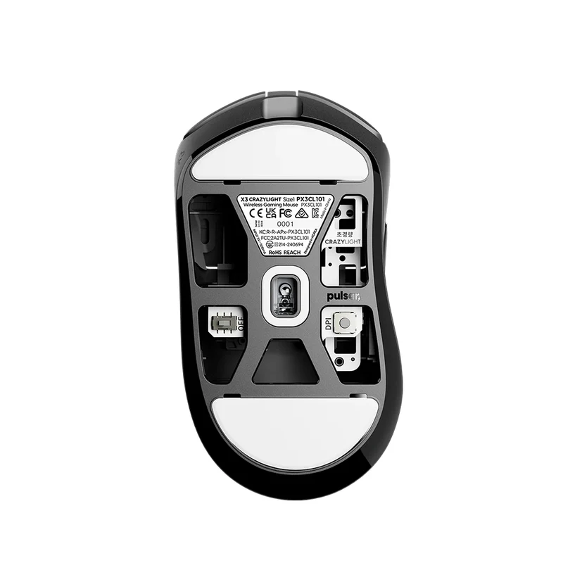 Pulsar X3 CrazyLight Mini 8K Wireless Jet Black