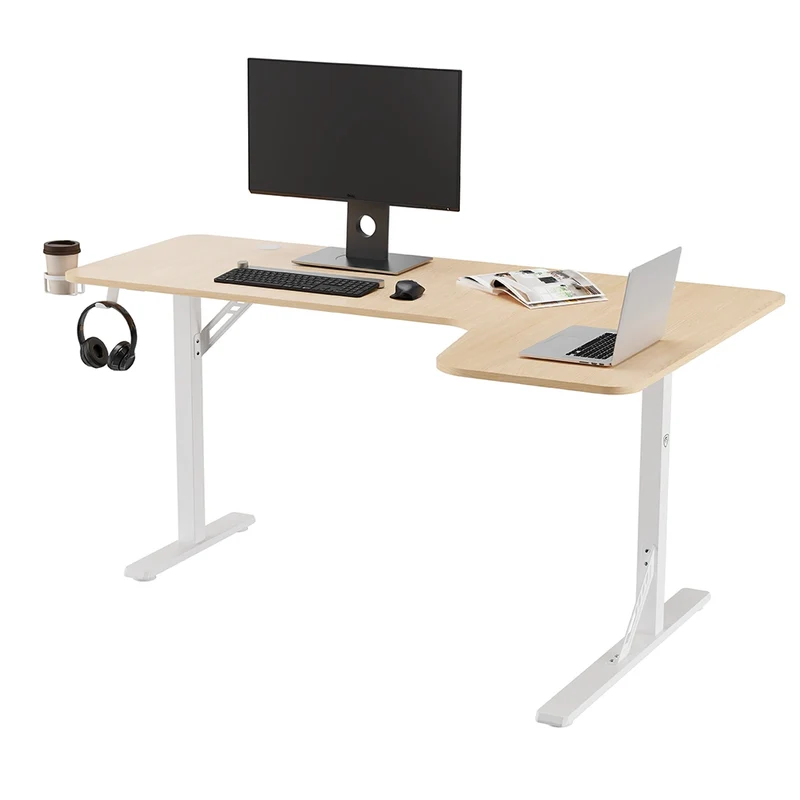 REKT R-DESK 160 L Shape Right Wood