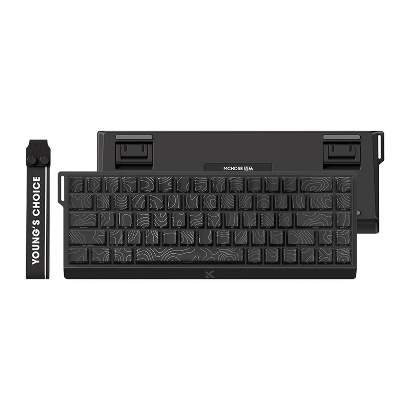 MCHOSE Ace 68 Magnetic ANSI US Topographic Black [Uranus Esport]