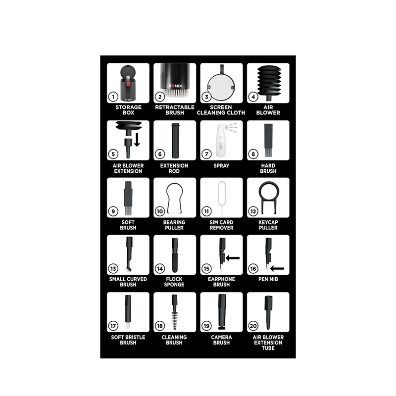 Konix Cleaning Kit