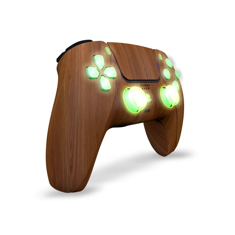 Draw My Pad PS5 Paddles Woody Wood Leds