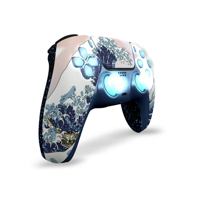Draw My Pad PS5 Paddles Kanagawa Leds