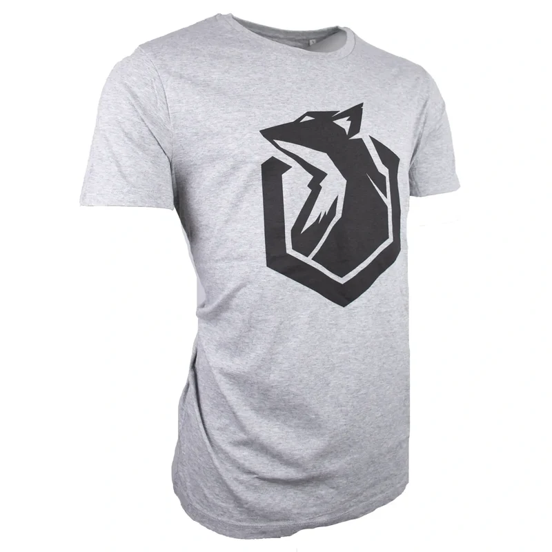 Sector One T-Shirt Casual Big Logo Gray
