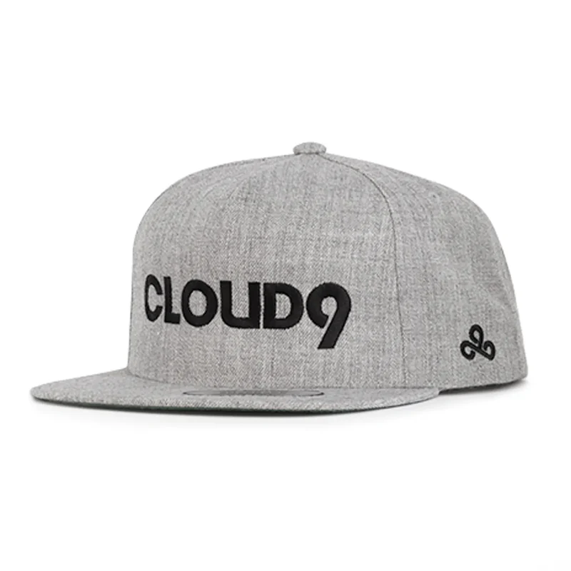 Cloud9 Wordmark Snapback Gray
