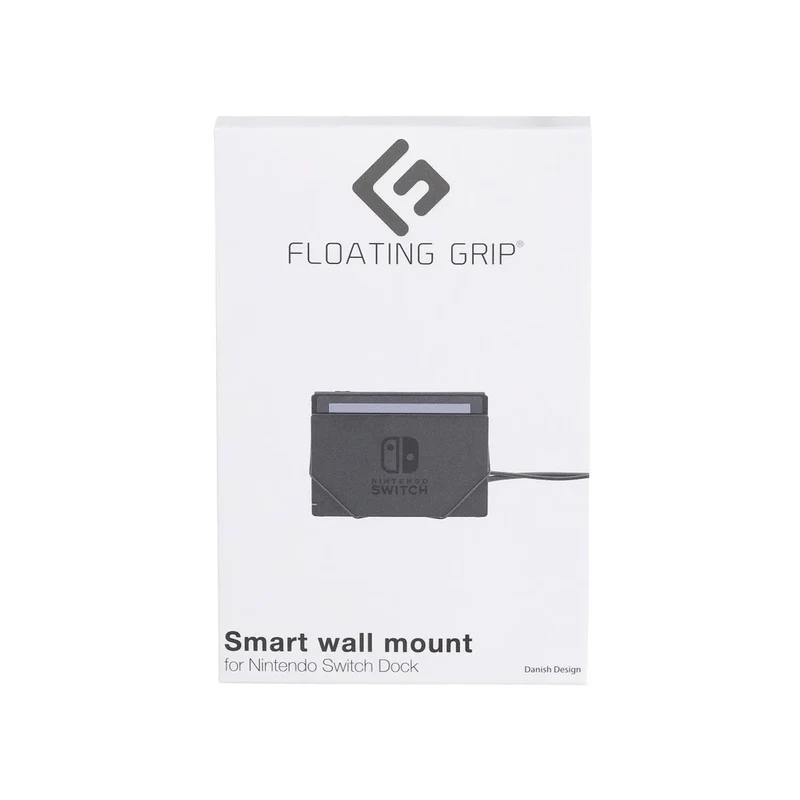 FLOATING GRIP Wall Mount Nintendo Switch Dock Black