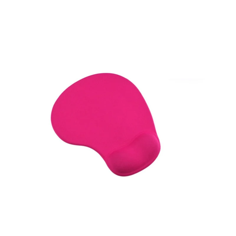Tapis de souris repose-poignet arrondi – fuchsia