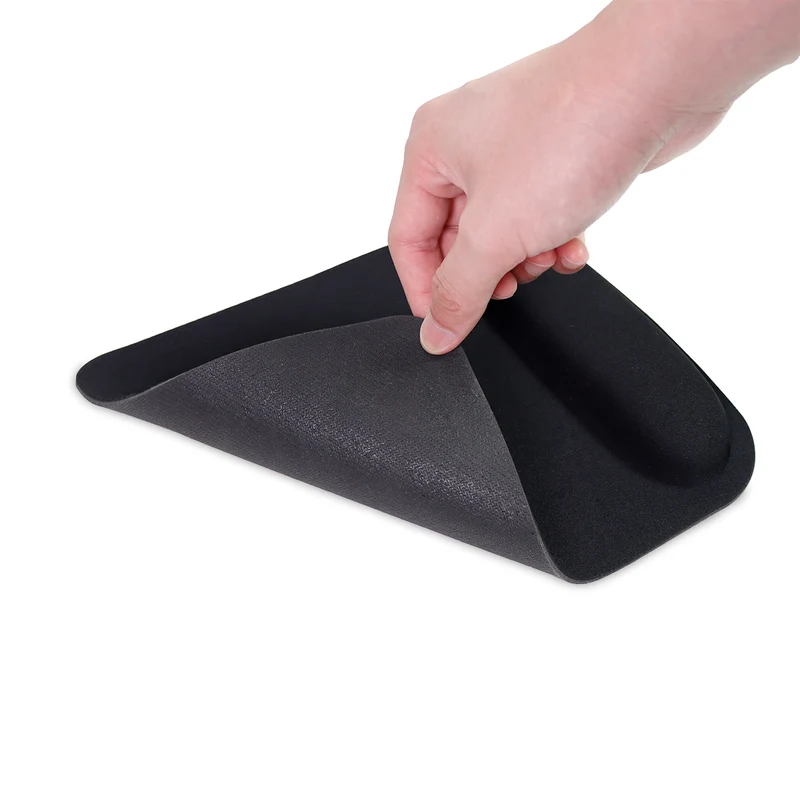 Tapis de souris repose-poignet rectangulaire – noir