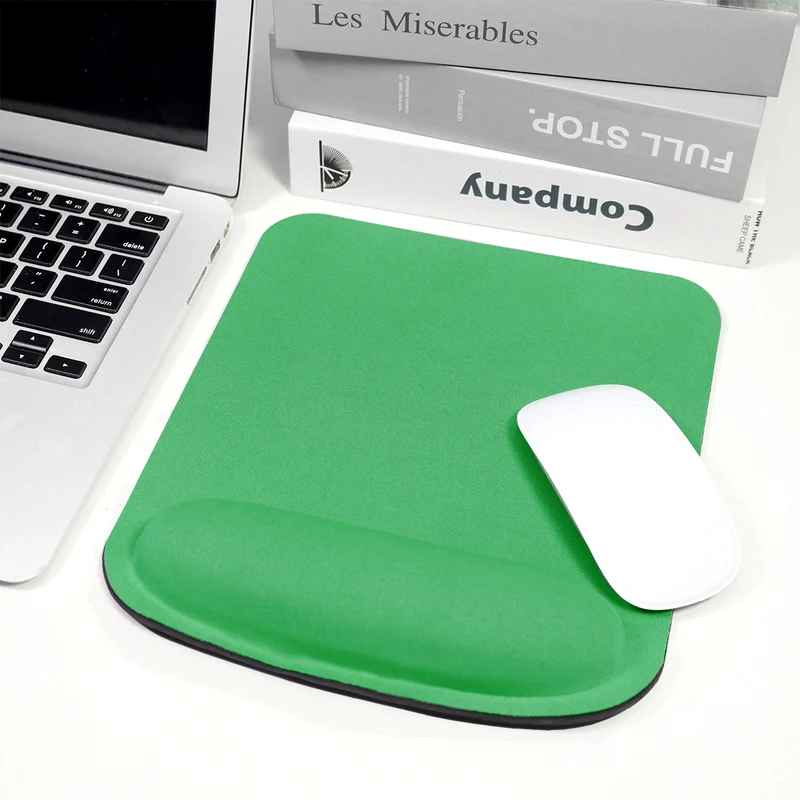 Tapis de souris repose-poignet rectangulaire – vert