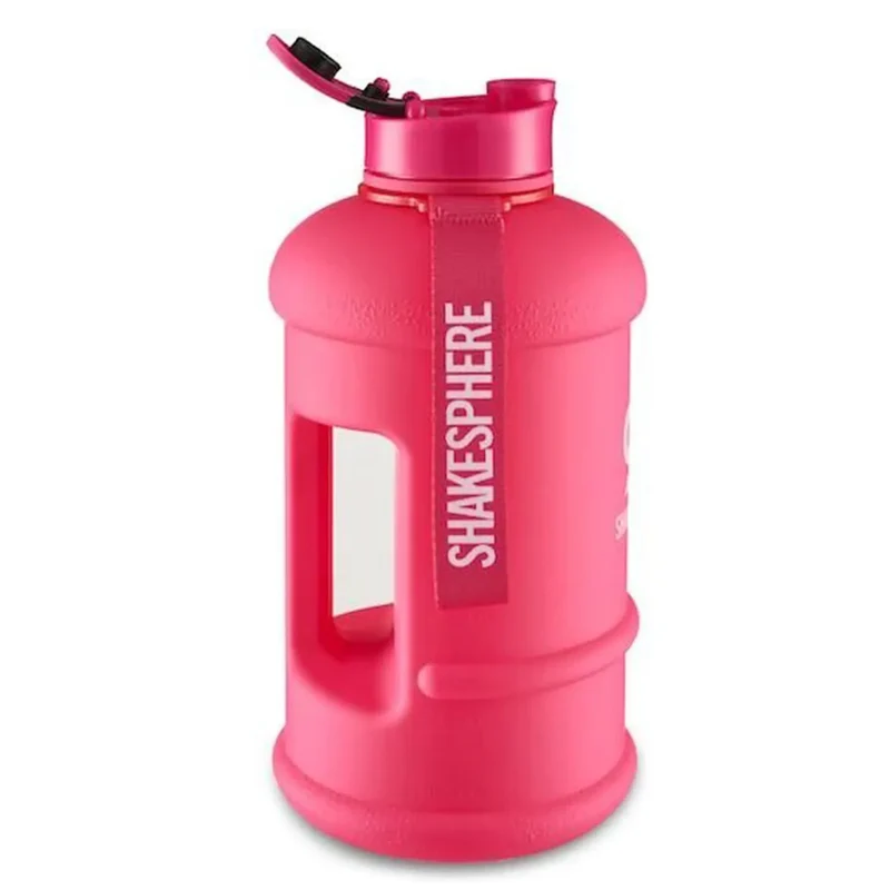ShakeSphere Bottle 1.3l Pink Matte Logo White