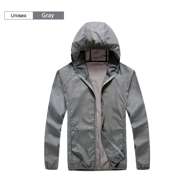 Coupe-vent imperméable léger unisexe