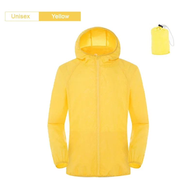 Coupe-vent imperméable léger unisexe