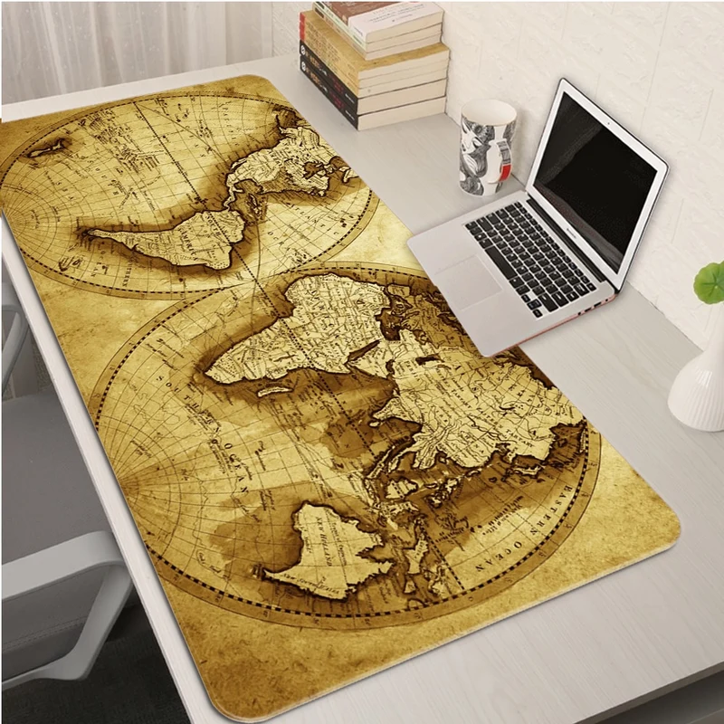 Tapis de souris XXL Mappemonde – carte ancienne