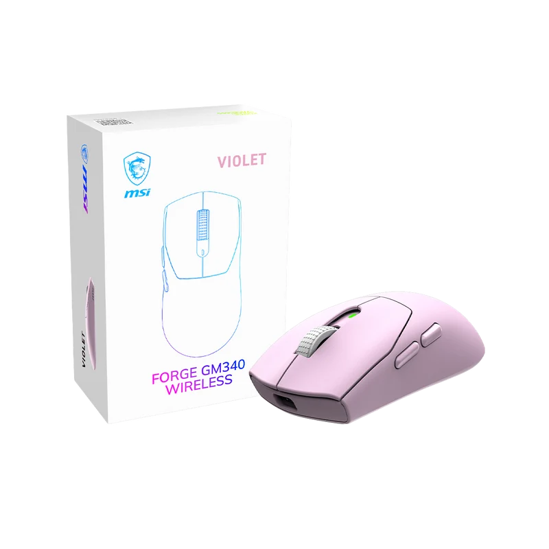 MSI FORGE GM340 WIRELESS VIOLET
