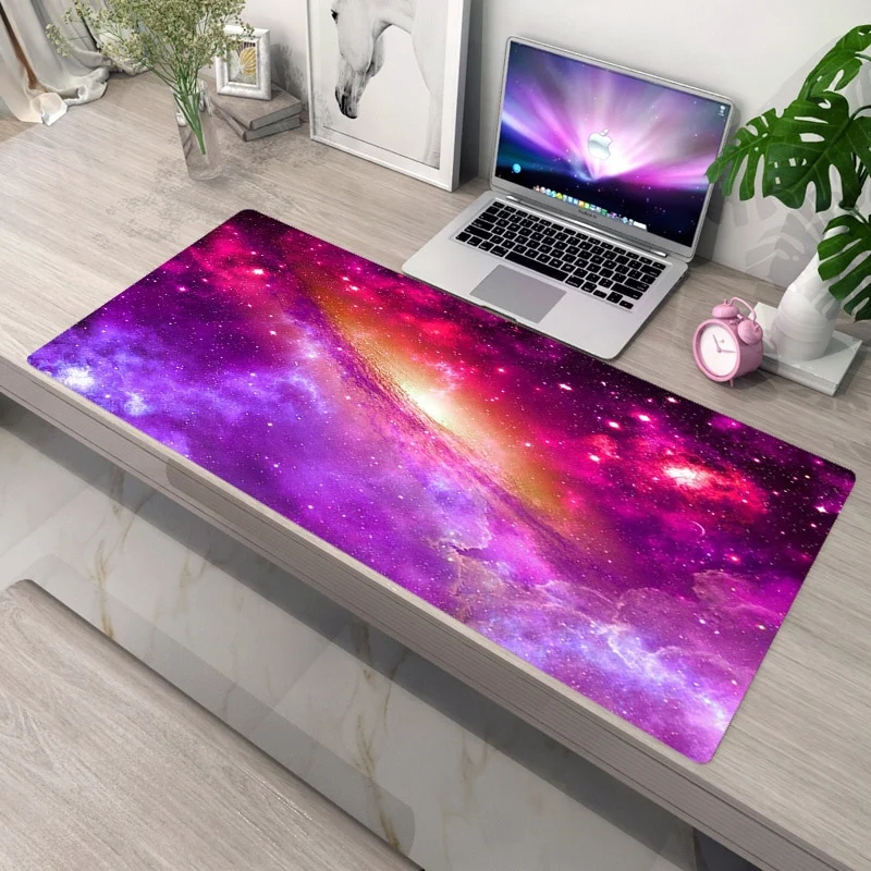 Tapis de souris XXL Galaxie – nébuleuse rose
