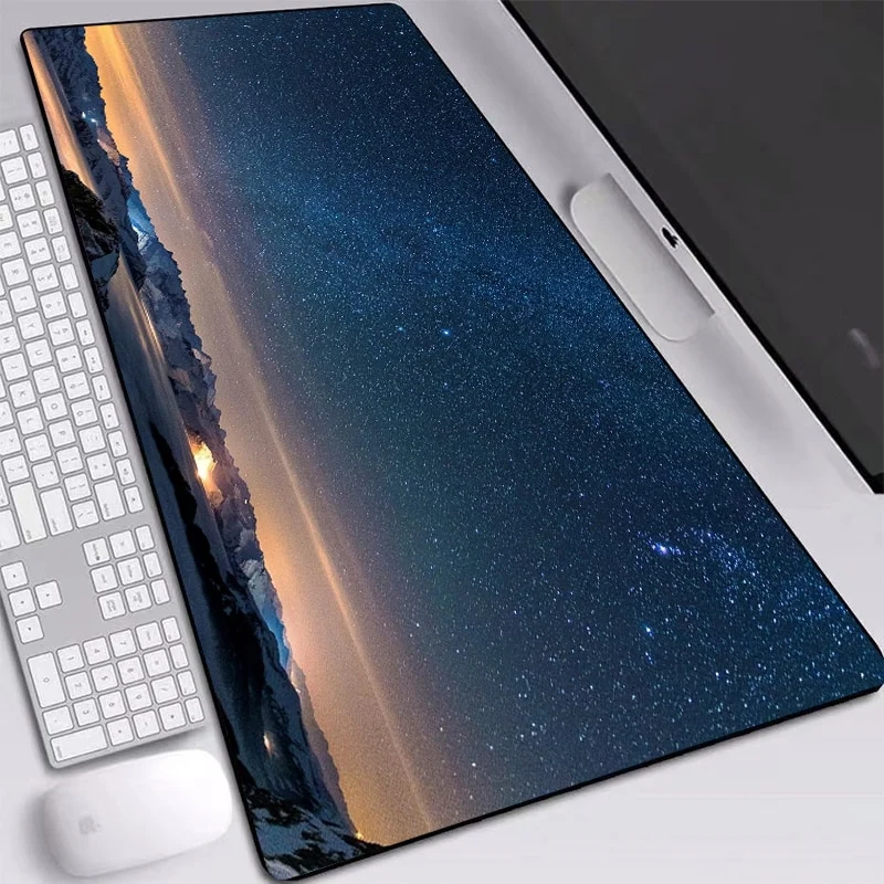Tapis de souris XXL Espace – horizon étoilé