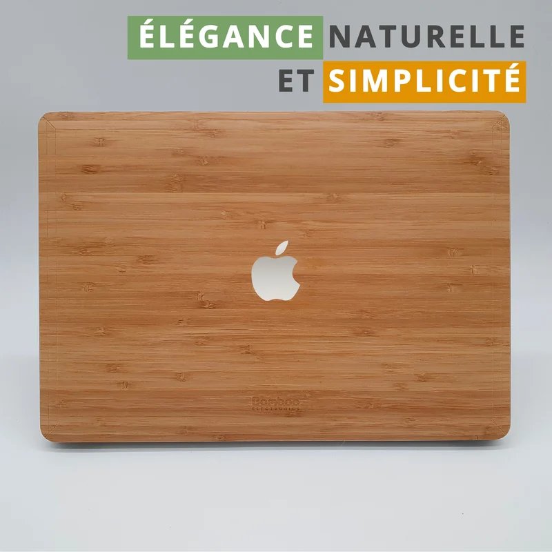 Cover MacBook 16 pouces adhésive en bois