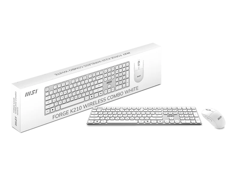 MSI FORGE K210 W COMBO WHITE FR