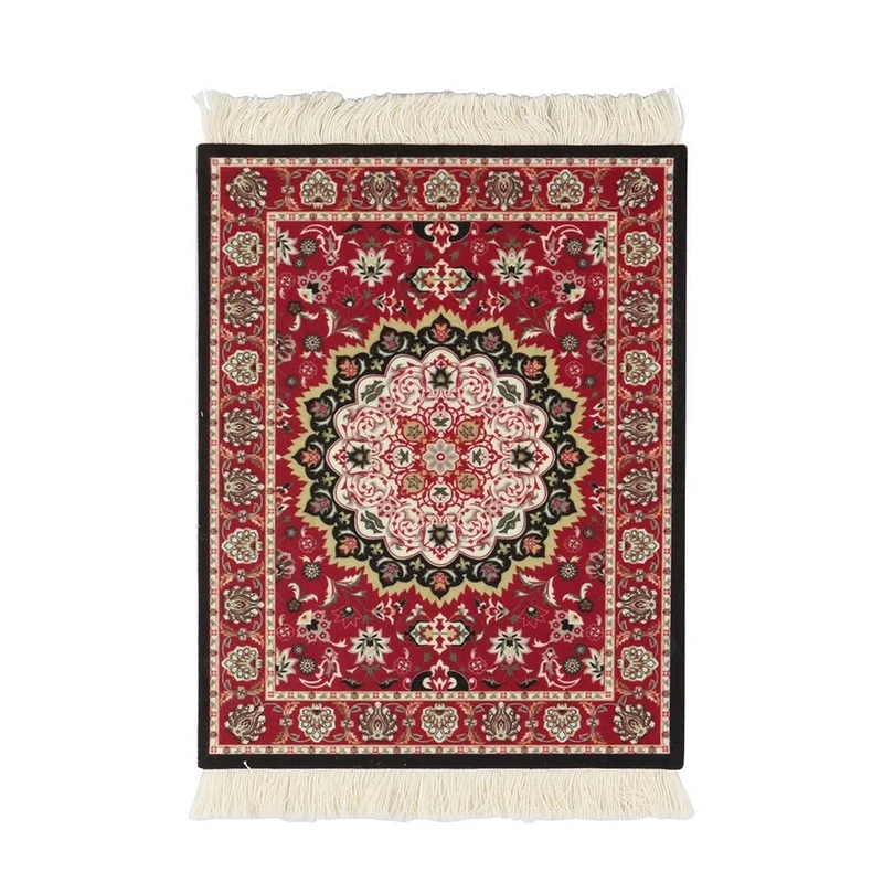 Tapis de souris Persan – rosace bordeaux