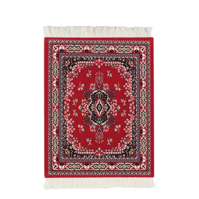 Tapis de souris Oriental – rouge à franges